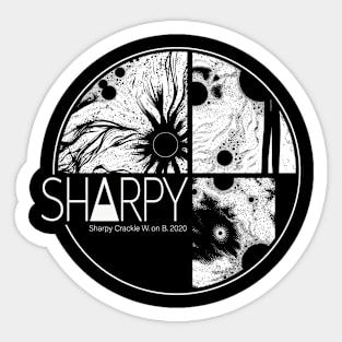 Sharpy Crackle Sticker